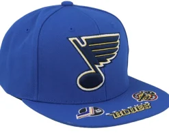 Outlet Mitchell & Ness St. Louis s Vintage Hat Trick Snapback - Blue