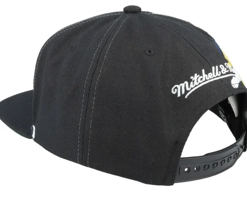 Snapback-Mitchell & Ness St. Louis Blues Vintage Paintbrush Snapback - Black