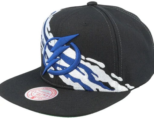 Snapback-Mitchell & Ness St. Louis Blues Vintage Paintbrush Snapback - Black