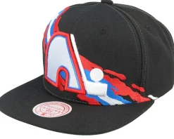Snapback-Mitchell & Ness St. Louis Blues Vintage Paintbrush Snapback - Black