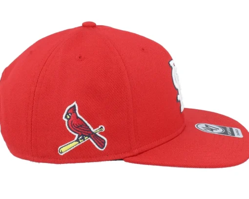 Best 47 Brand St. Louis Cardinals Sure Shot Captain Red Snapback -