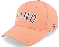 Adjustable-King Apparel Staple Curved Peak Coral Adjustable - Pink