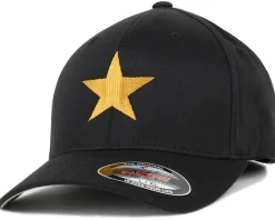 Fashion Iconic Star Black/Gold Flexfit -