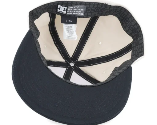 Skate-DC Star Silver Lining Stone/Black Flexfit -