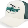 Trucker-Wild Spirit Stay Wild Script Cord Ivory/Dark Forest A-frame - White