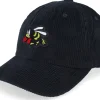 Dad Cap-Brixton Stinger Washed Black Dad Cap -