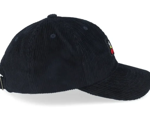 Dad Cap-Brixton Stinger Washed Black Dad Cap -