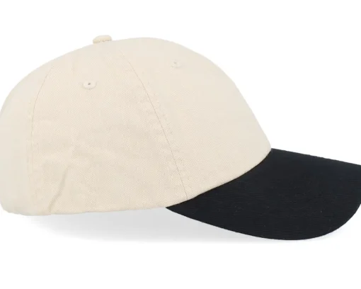 Dad Cap-Equip Stone Washed Stone/Black Dad Cap - Beige
