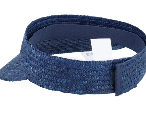 Visor-Seeberger Straw Brim Shade Visor - Blue