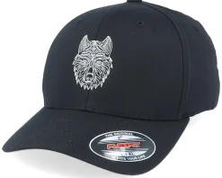 New Iconic Stylistic Wolf Black Flexfit -