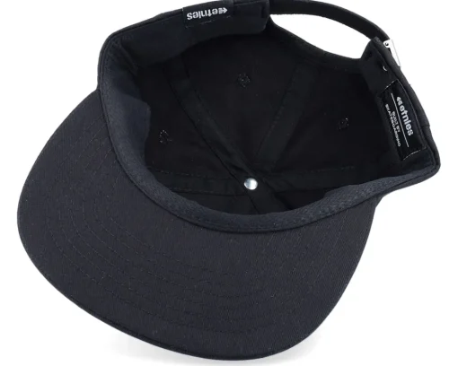 Skate-Etnies Stylized E Black Strapback -
