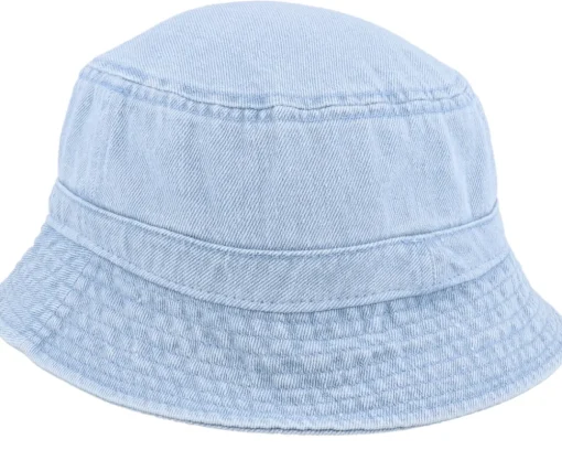 Buckets-Iconic Summer Palm Logo Blue Denim Bucket -
