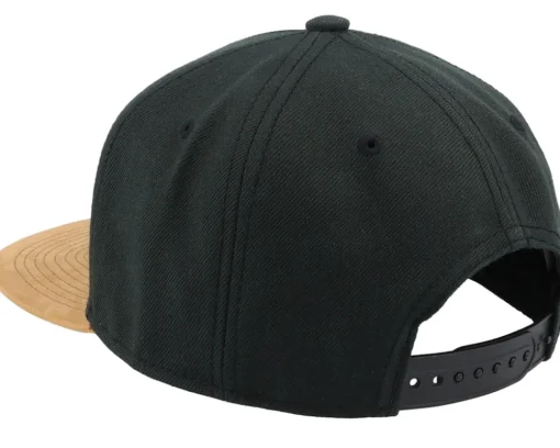 Snapback-Iconic Summer Palms Patch Black/Suede Snapback -