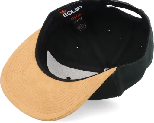 Snapback-Iconic Summer Palms Patch Black/Suede Snapback -