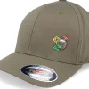 Flexfit-Iconic Summer Pina Coco Nut Drink Olive Flexfit -
