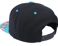 Snapback-Iconic Summer Space Invasion Black/Aqua Snapback -