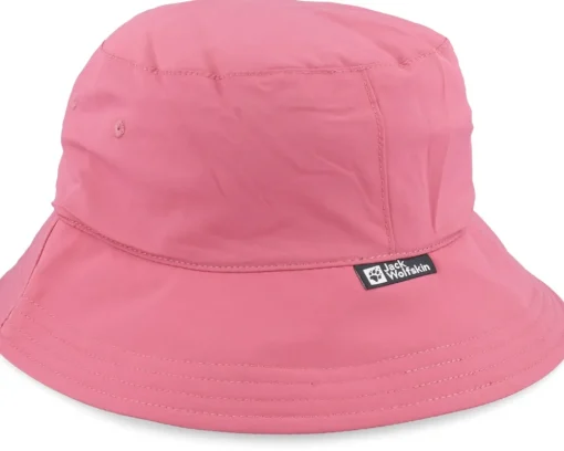 Buckets-Jack Wolfskin Sun Hat Soft Bucket - Pink