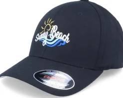 Discount Iconic Sunny Beach Summer Vacation Black Flexfit -
