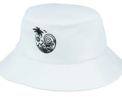 New Iconic Sunny Waves Beach White Bucket -