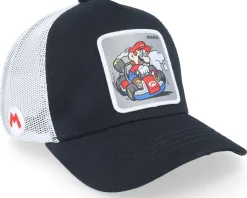 Trucker-Capslab Super Mario Kart Mario /White - Black