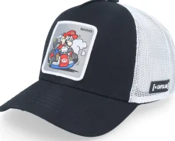 Trucker-Capslab Super Mario Kart Mario /White - Black