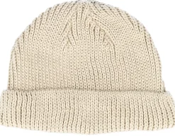 Short Beanies-Djinns Super R/L Knit Sand Short Beanie -