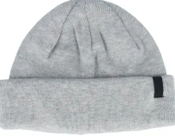 Clearance Djinns Super Soft Knit Heather Grey Short Beanie -