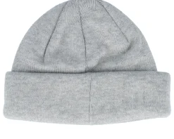 Clearance Djinns Super Soft Knit Heather Grey Short Beanie -