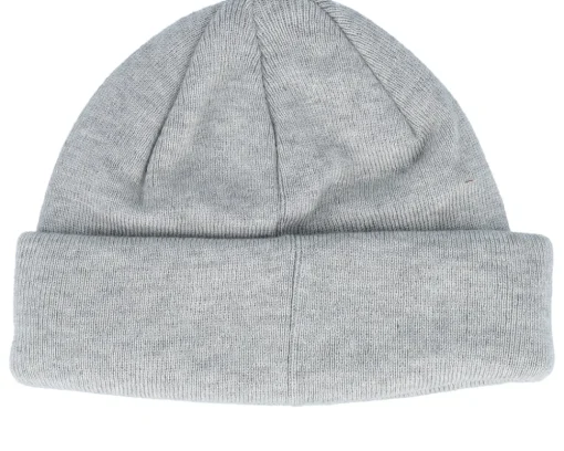 Clearance Djinns Super Soft Knit Heather Grey Short Beanie -