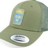 Trucker-Army Head Sverige Sweden Army Badge Olive Trucker -