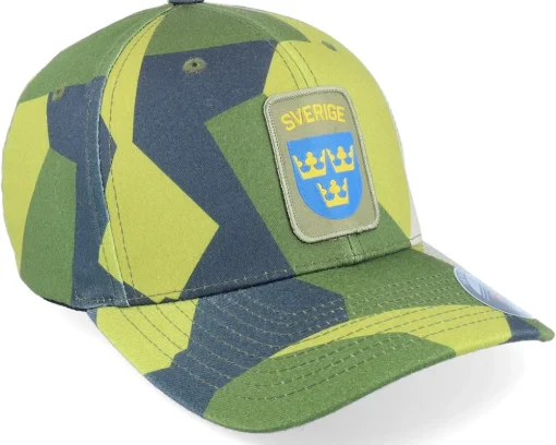 Discount Army Head Sverige Sweden Army Badge M90 Camo Flexfit -