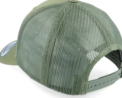 Trucker-Army Head Sverige Sweden Army Badge Olive Trucker -