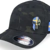 Hot Army Head Sverige Sweden Color Army Skull Multicam Flexfit -