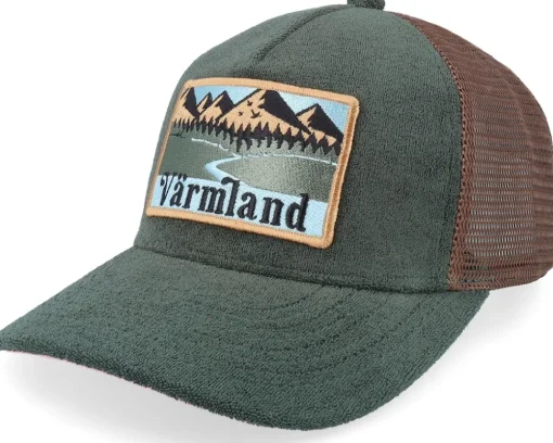 Snapback-Wild Spirit Swedish Värmland Landscape Snapback - Green