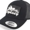 Trucker-Bacpakr Sydney 3d & Patch Black Trucker -