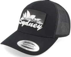 Trucker-Bacpakr Sydney 3d & Patch Black Trucker -