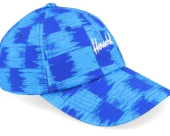 Kids-Herschel Sylas Cap Check Yourself Dazzling Blue Dad Cap -