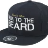 Snapback-Bearded Man Talk To The Beard Black Snapback -