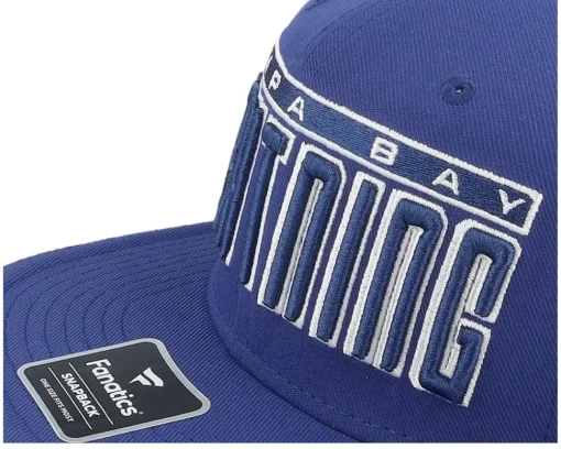 Snapback-Fanatics Tampa Bay Lightning Gino Flat Brim Cobalt/White Snapback - Blue