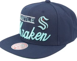 Snapback-Mitchell & Ness Tampa Bay Lightning Retro Lock Up Snapback - Blue