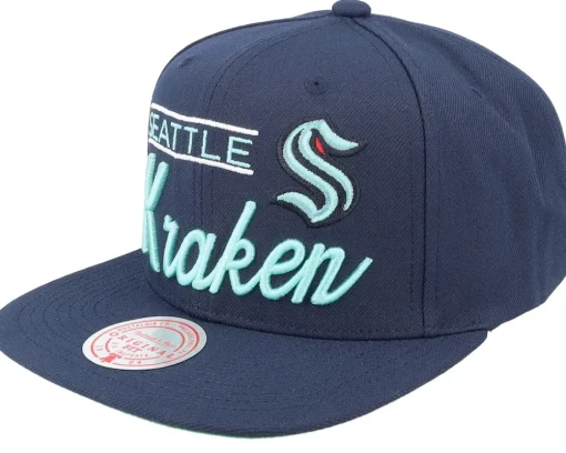 Snapback-Mitchell & Ness Tampa Bay Lightning Retro Lock Up Snapback - Blue