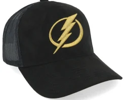 Trucker-Mitchell & Ness Tampa Bay Lightning Suede Trucker - Black