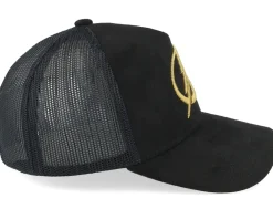 Trucker-Mitchell & Ness Tampa Bay Lightning Suede Trucker - Black