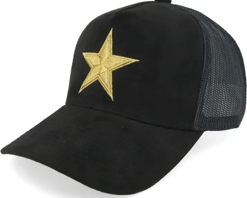 Trucker-Mitchell & Ness Tampa Bay Lightning Suede Trucker - Black
