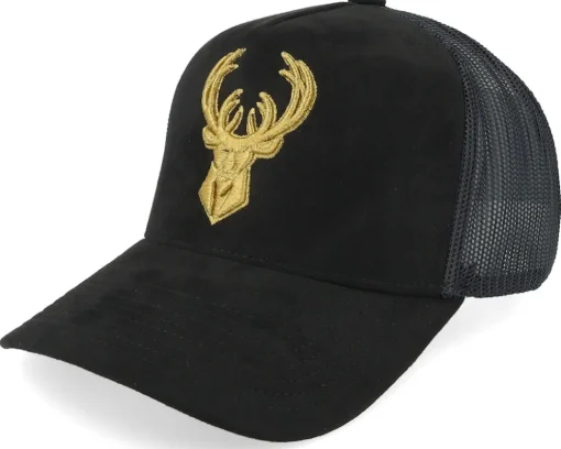 Trucker-Mitchell & Ness Tampa Bay Lightning Suede Trucker - Black