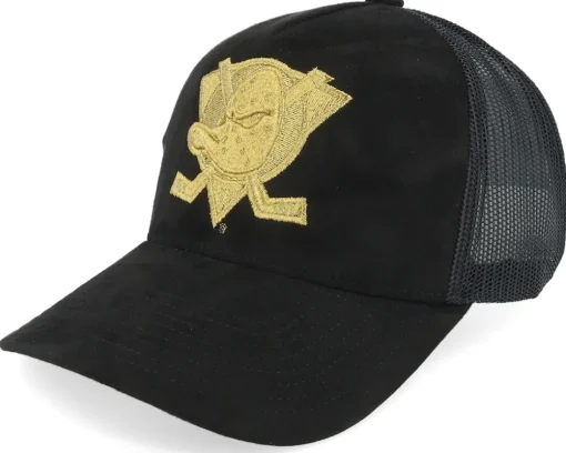 Trucker-Mitchell & Ness Tampa Bay Lightning Suede Trucker - Black