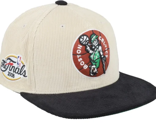 Fitted-Mitchell & Ness Tampa Bay Lightning Team Cord Off White/Blue Fitted - Beige