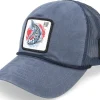 Trucker-Yapan Tancho Koi Fish 939 Bachelor Indigo/Navy Trucker -