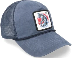 Trucker-Yapan Tancho Koi Fish 939 Bachelor Indigo/Navy Trucker -