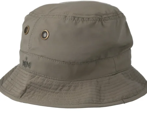 Online MJM Hats Taslan Olive Bucket -
